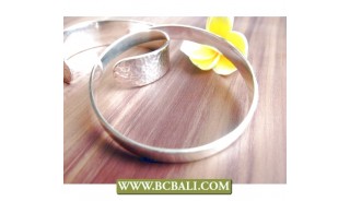 Cuff Bracelets Silver Alpaka Bali